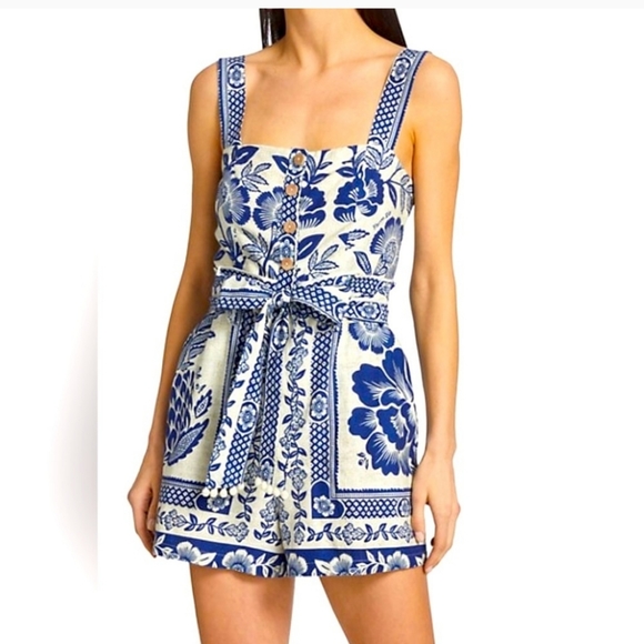 FARM Rio Pants - Farm Rio Tropical Romper